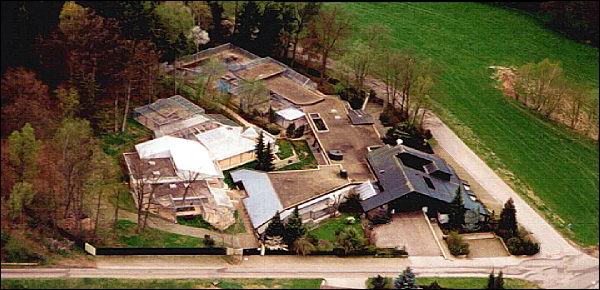 A bird's eye view of the sanctuary area