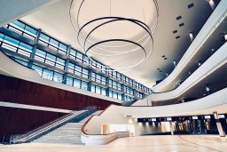 CCH Entrance Hall, immediately after entering